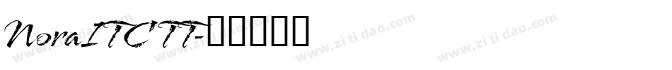 NoraITC TT字体转换